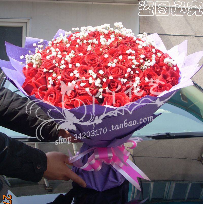 本周促销  济南花店/爱情花束/济南鲜花/99朵红玫瑰花束