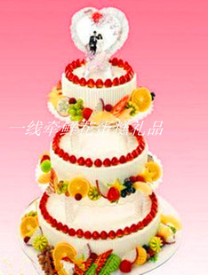 多层 三层 婚礼蛋糕 结婚蛋糕 婚庆蛋糕 全国蛋
