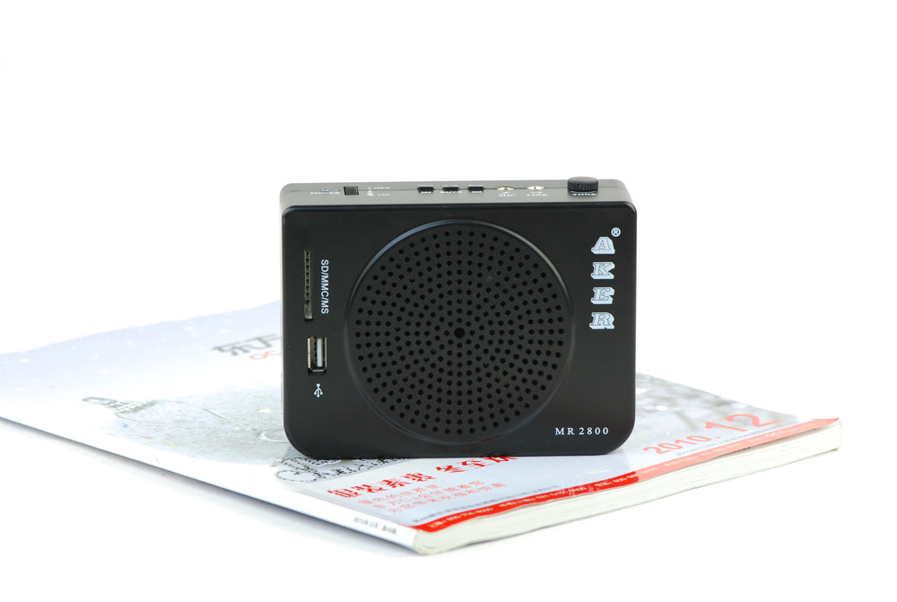 爱课 MR2800 扩音器 插U盘SD卡FM收音 娱乐 晨练 爱课2800 包邮