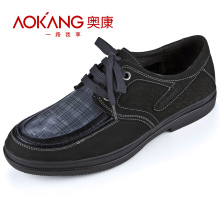 Aokang/奥康 优质磨砂皮休闲男鞋皮鞋113110198