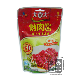  韩国烤肉酱 大喜大烤五花肉酱 腌渍五花肉酱 烤肉腌料 110克