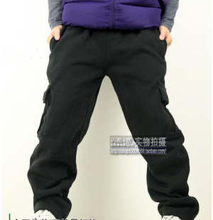  特大码男装 超大码休闲裤特大号卫裤大码绒裤XXXXXL 加肥加大