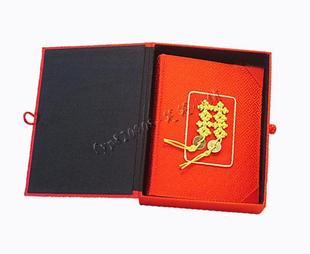 特色丝绸工艺品相册★婚庆双喜大红相册★有礼盒 结婚送礼