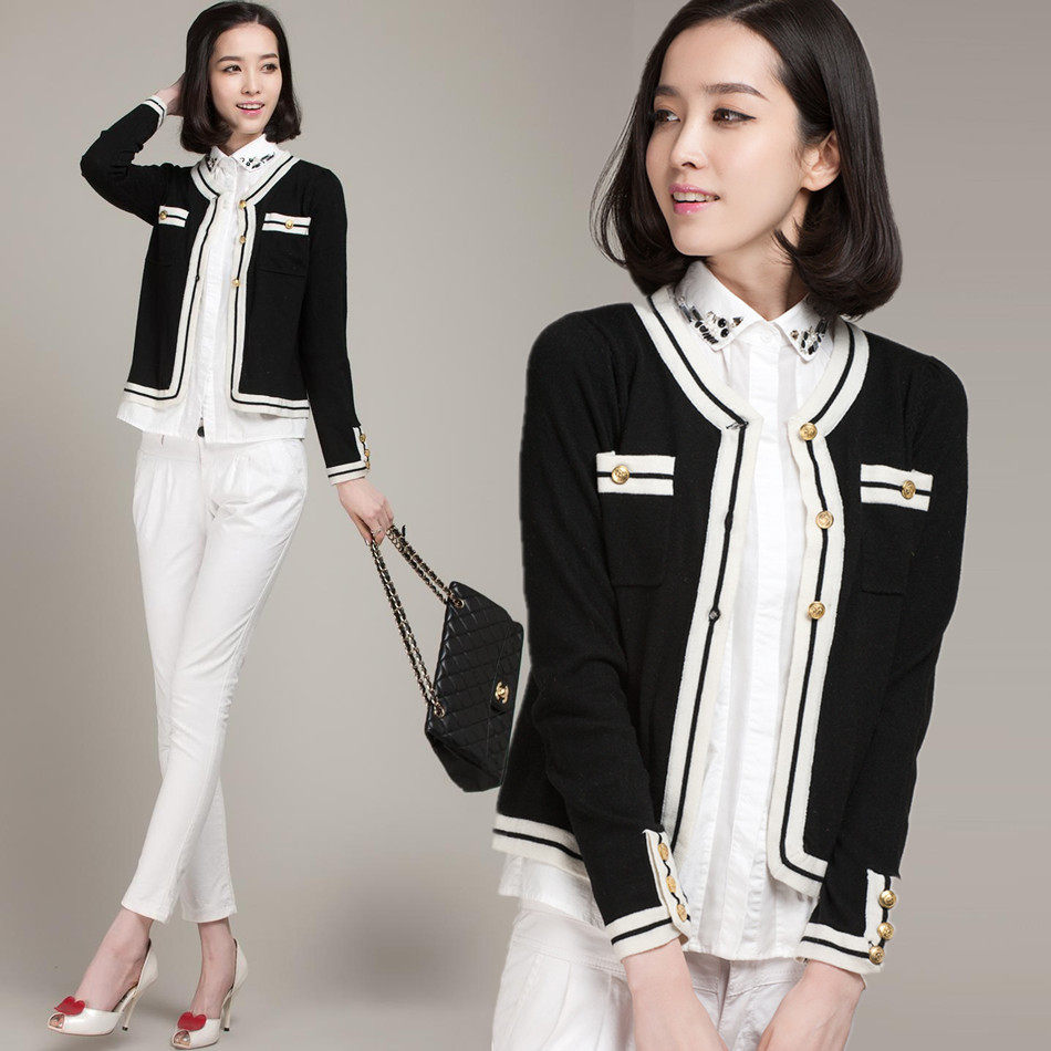 【多图】<em>白色针织衫</em>怎么内搭_<em>白色针织衫怎么</em>