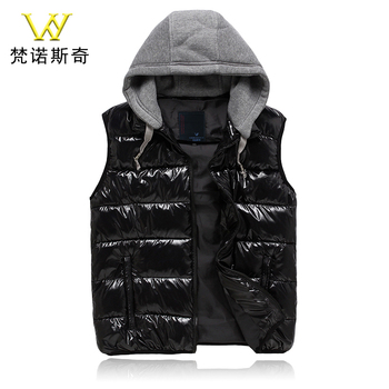 <em>马甲</em> 搭配_亮面<em>男马甲</em>韩版潮<em>长款</em>棉马甲男潮休