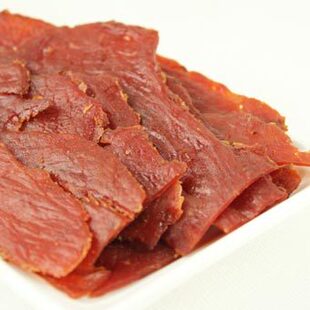  清之坊正品 零食特产 靖江特产猪肉脯 猪肉干原味副片 250g*2包邮
