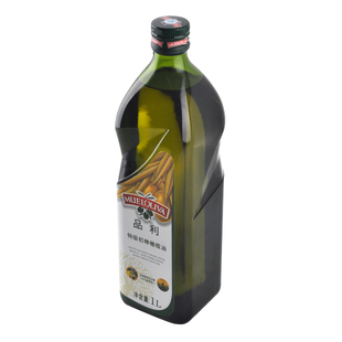  品利特级初榨 西班牙进口食用橄榄油1L 买两瓶送250ML包邮 送礼