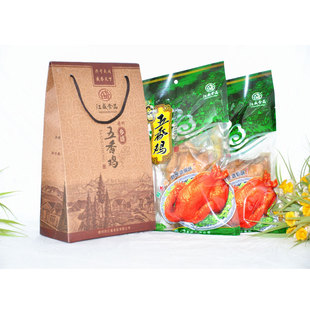  山东特产包邮 正宗乡盛牌德州扒鸡800g*2五香特色礼盒礼品 烧鸡香
