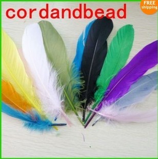  羽毛辅料*精品彩色鹅大飘12--16cm左右*DIY饰品配件