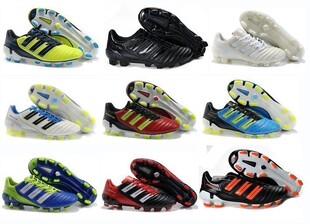  欧洲杯猎鹰11代阿迪达斯足球鞋adidas Predator牛皮真皮卡卡