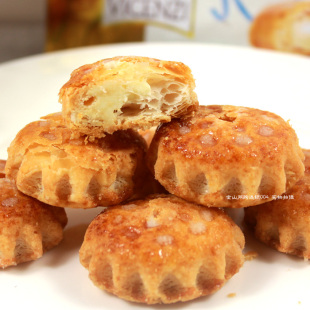  意大利进口食品 维鲜牌奶油味起酥饼干 千层饼 特产零食 125g