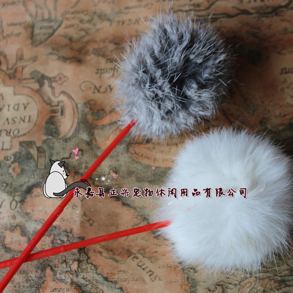 旺旺医生兔毛球逗猫棒 逗猫玩具 宠物玩具猫玩具 猫咪互动玩具在类目 宠物/宠物食品及用品, 猫/狗玩具, 猫抓板中 - 来自Buy2taobao.com提供专业的淘宝代购服务