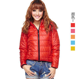  VANCL 凡客诚品 棉服 女 多彩经典撞色休闲棉服 个性 P1120