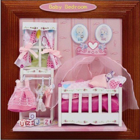 创意DIY小屋 迷你立体相框 朋友生日礼物 简易