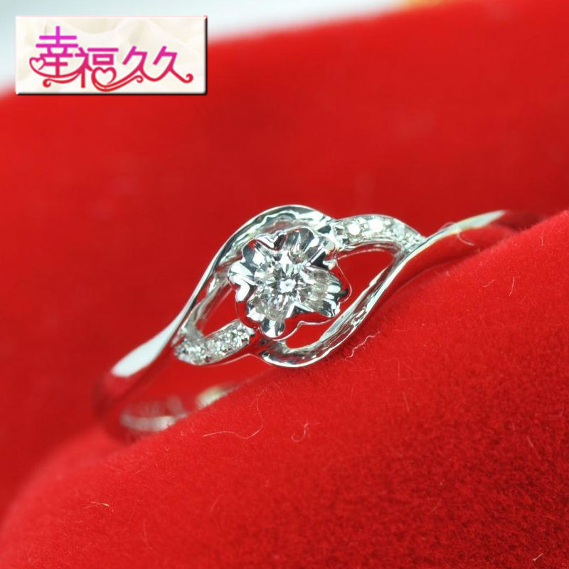幸福花季6分结婚季18k白金群镶钻石戒指女戒婚戒结婚钻戒 正品包邮 幸福花季6分结婚季18k白金群镶钻石戒指女戒婚戒结婚钻戒 正品包邮
