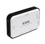 SSK飚王USB3.0读卡器/直读TF SD 记忆棒 CF可多卡同时读写SCRM056