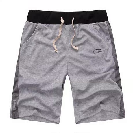 李宁男运动裤夏季薄款五分裤男士5分中裤沙滩