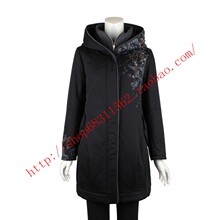 正品时尚女装绣花棉服加肥加大 <span class=H>中</span><span class=H>老年</span>服装妈妈装秋冬装<span class=H>棉衣</span>外套