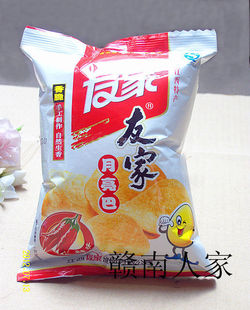  友家月亮巴 花生巴豆巴锅巴 膨化食品 香、酥、脆薯片辣味 葱香味
