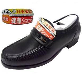 日本好多福磁疗鞋健康鞋商务休闲男鞋真皮皮鞋