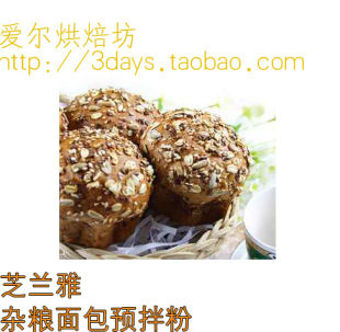  芝兰雅杂粮面包预拌粉/烘焙原料小西点/100g分装