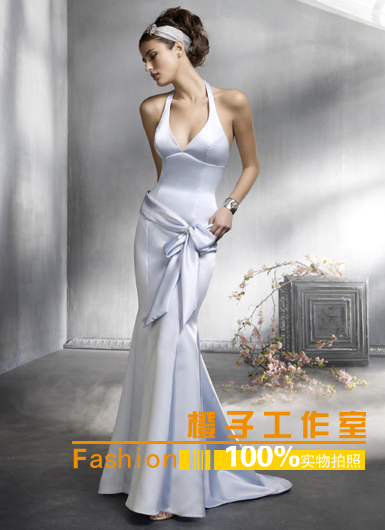 橙子结婚季晚装婚纱20852新娘宴会套脖收腰修身显瘦鱼尾裙礼服2013新款 橙子结婚季晚装婚纱20852新娘宴会套脖收腰修身显瘦鱼尾裙礼服2013新款