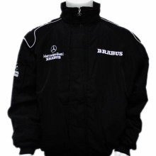 F1赛车服 迈凯轮奔驰秋冬装 长袖赛车棉服 刺绣LOGO RJ056W