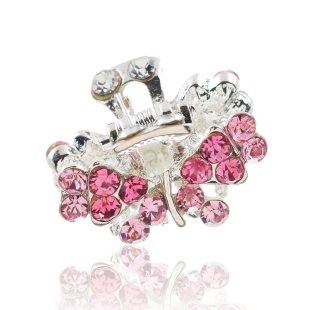  张太太饰品迷你水钻蝴蝶小抓夹气质发饰韩国刘海发抓头饰发夹D069