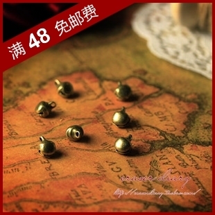  DIY饰品材料配件 5mm  复古 小铃铛 挂饰