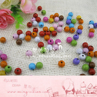  手工diy项链饰品配件 绿松石等串珠配件散粒/超靓高仿红松石