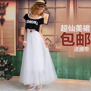 白色波西米亚长裙连衣裙仙夏天学生<em>少女长款</em>仙