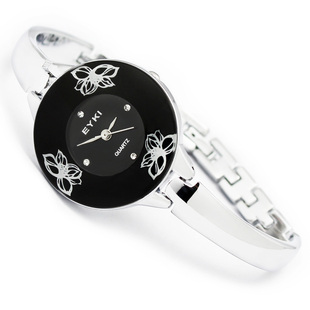  正港EYKI墨莲水钻手表 精品潮流手链时装表 时尚休闲女表腕表8063