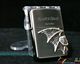 ZIPPO 翅膀侧骷髅 打火机