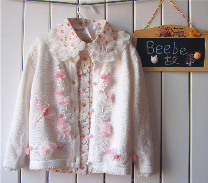 儿童<em>毛衣</em>,怡贝贝2011<em>毛衣</em>玫瑰扣<em>开衫</em>薄<em>外套</em>亲