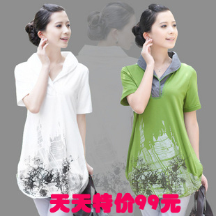 2012夏装新款专柜正品女装韩版宽松短袖t恤夏季上衣衣香丽影款