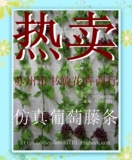 批发杭湖州市/居家装饰/人造塑料假/仿真葡萄藤条叶子/摆设工艺品