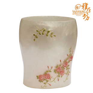 Fashion creative, agile workshop resin flower rose garden country home decorations to  trash bin storage bins