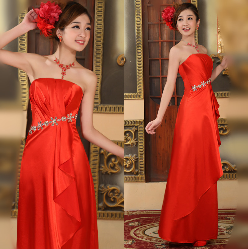 华丽女装2013新款新娘礼服敬酒服婚纱礼服长款礼服精品坠地晚宴服 华丽女装2013新款新娘礼服敬酒服婚纱礼服长款礼服精品坠地晚宴服