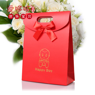  爱哆哆喜蛋西点红蛋 喜饼礼盒 红蛋诞生礼 欢乐宝贝宝宝满月礼盒