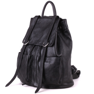  真皮双肩女包新款潮欧美时尚女士学院风头层牛皮电脑背包特价