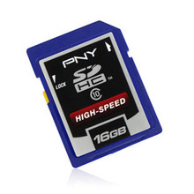 PNY/必恩威 SD 16G SDHC Class10 C10 存储卡 内存卡 相机卡