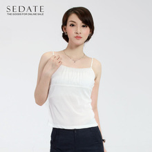 水云间sedate2011新品女装秋冬款纯色贴身吊带背心10312291690