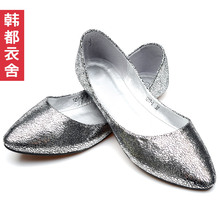 韩都衣舍⑤现货韩国2012春季新品百搭爆裂纹浅口<span class=H>单鞋</span>SA1126枫酉