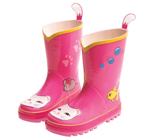  龙年新品 儿童橡胶雨鞋 卡通印花儿童水鞋/套鞋 可爱儿童雨靴