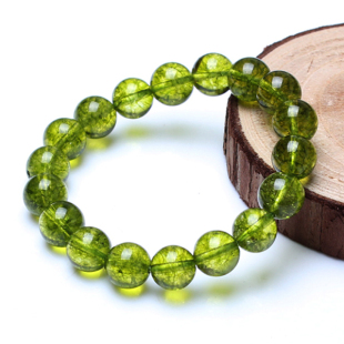  晶玺 极品天然翠绿碧玺手链 女款 附鉴定证书