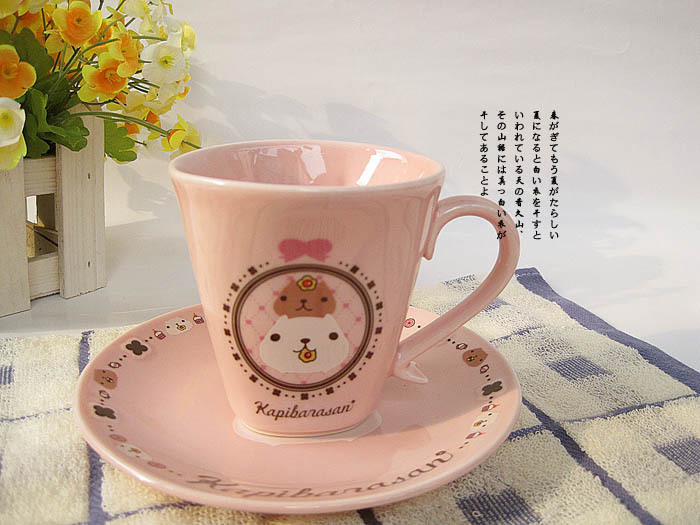 出口品 TRYWORKS 浮雕骨瓷咖啡套杯子 粉色在类目 餐饮具, 咖啡器具, 咖啡杯中 - 来自Buy2taobao.com提供专业的淘宝代购服务