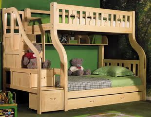 宜家特价实木儿童床上下铺高低床男孩小床子母