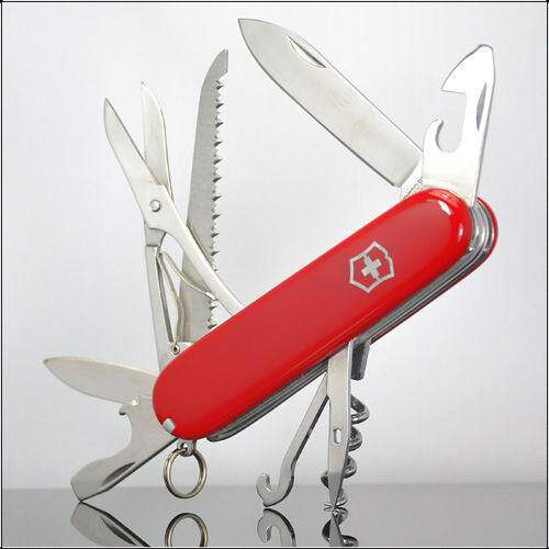 Explosions over more than 16 features Switzerland Saber folding fruit knife outdoor knife Kit mail to send army knife card