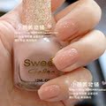 3瓶包邮 Sweet color 环保指甲油 裸粉色将淡雅进行到底 美甲用品