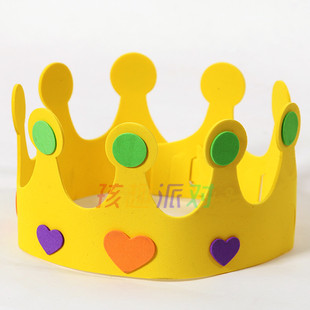 头饰 生日帽 生日派对用品 王子公主皇冠儿童表演皇冠帽子生日头饰